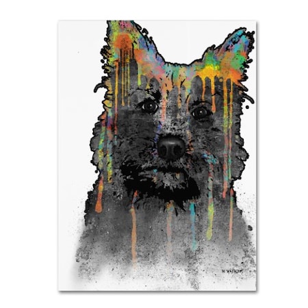 Marlene Watson 'Cairn Terrier' Canvas Art,18x24